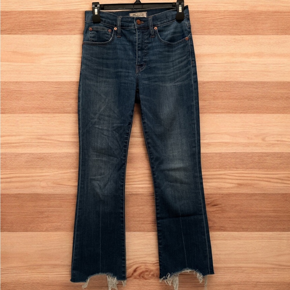 Madewell Dark Blue Flare Jeans